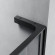 Душевая перегородка Veconi Korato KR-77B 90 KR77B-90-01-C8 профиль Черный матовый стекло прозрачное