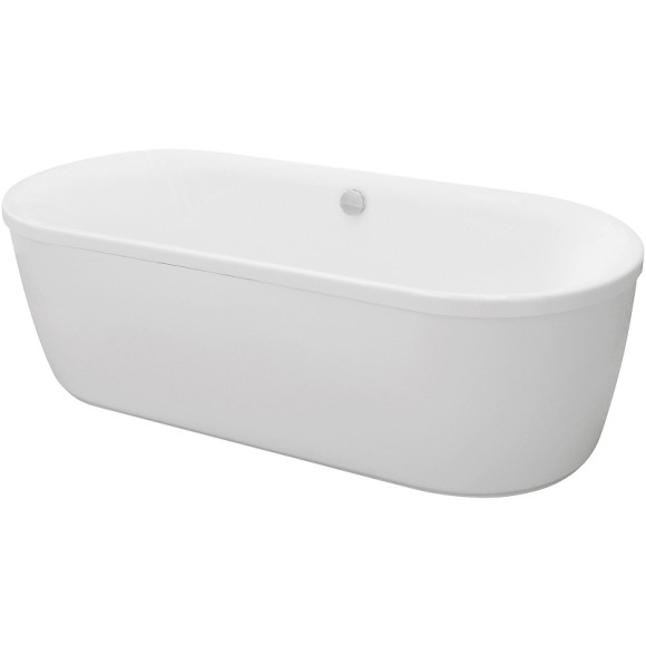 Акриловая ванна Cezares Metauro 180x80 METAURO-Central-180-80-40-W-MATT Белая матовая без гидромассажа