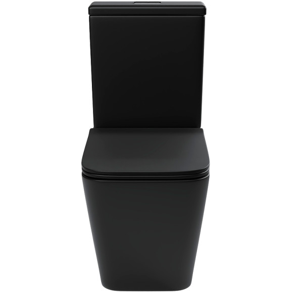 Унитаз компакт Grossman GR-4445BMS Черный матовый с бачком и сиденьем Микролифт Унитаз компакт Grossman GR-4445BMS Черный матовый с бачком и сиденьем Микролифт