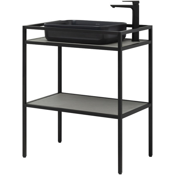 Консоль под раковину Allen Brau Liberty 75 1.33002.BB Черный браш Консоль под раковину Allen Brau Liberty 75 1.33002.BB Черный браш