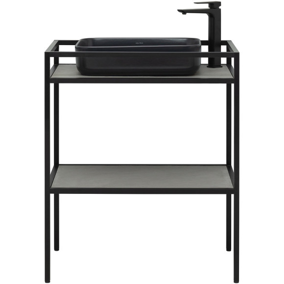 Консоль под раковину Allen Brau Liberty 75 1.33002.BB Черный браш Консоль под раковину Allen Brau Liberty 75 1.33002.BB Черный браш