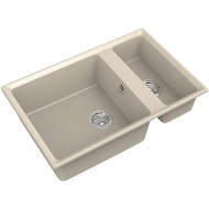 Кухонная мойка GranFest Level GF-LV-760K Бежевая