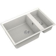 Кухонная мойка GranFest Level GF-LV-760K Белая