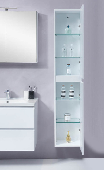 Шкаф пенал Orans BC-4023W 35 4023wuv005 Белый глянец