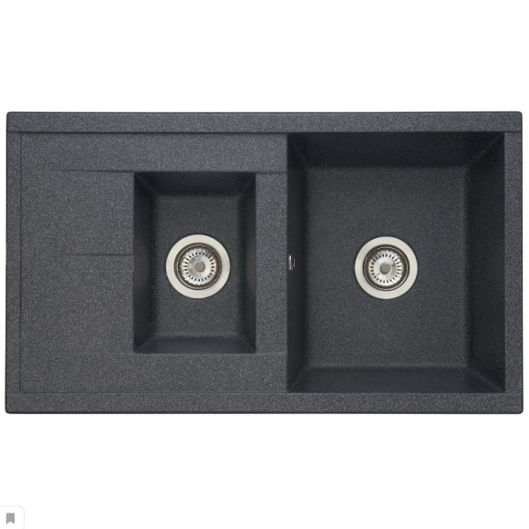 Кухонная мойка Aquaton Делия 87 1A716232DE210 Графит