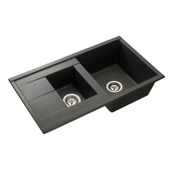 Кухонная мойка Aquaton Делия 87 1A716232DE210 Графит Кухонная мойка Aquaton Делия 87 1A716232DE210 Графит