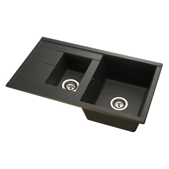 Кухонная мойка Aquaton Делия 87 1A716232DE210 Графит Кухонная мойка Aquaton Делия 87 1A716232DE210 Графит