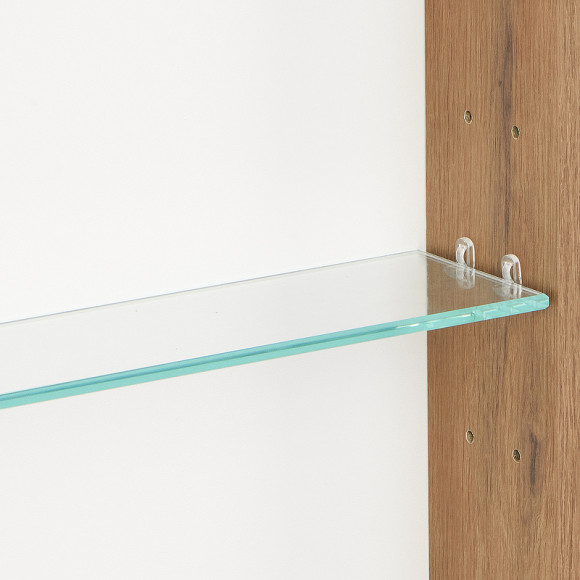 Зеркальный шкаф Aquaton Сканди 45 1A252002SDZ90 Белый Дуб рустикальный