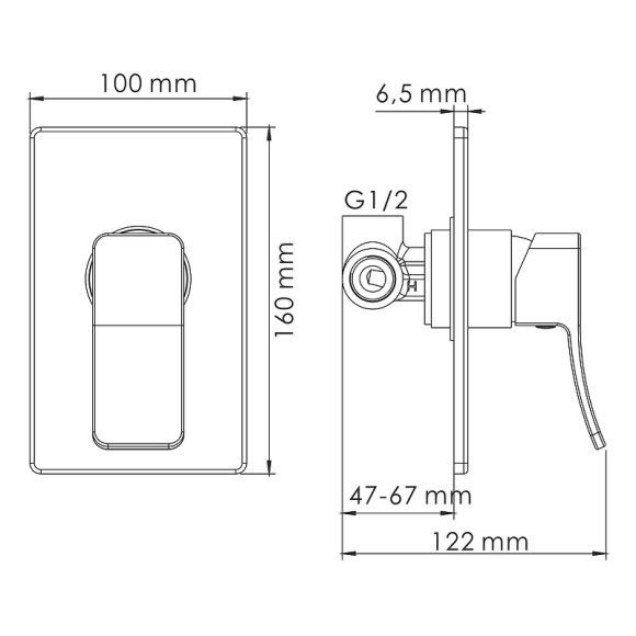 Душевая система WasserKRAFT Exter A12610 Светлая бронза Душевая система WasserKRAFT Exter A12610 Светлая бронза