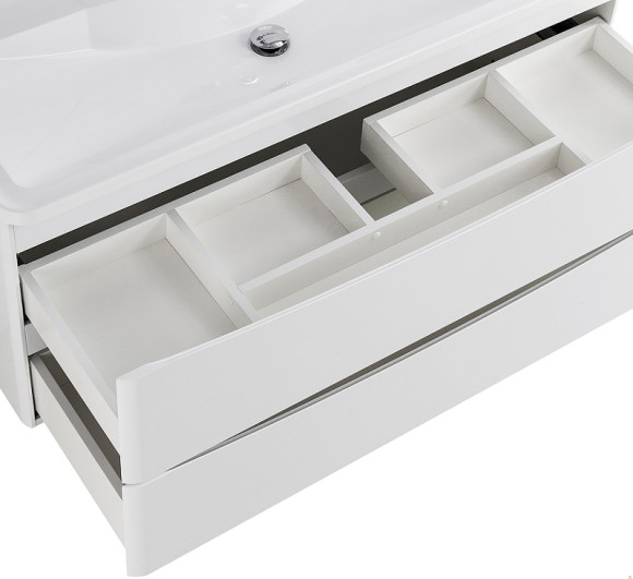 Тумба под раковину BelBagno 120 ACQUA-1200-2C-SO-BL подвесная Bianco Lucido