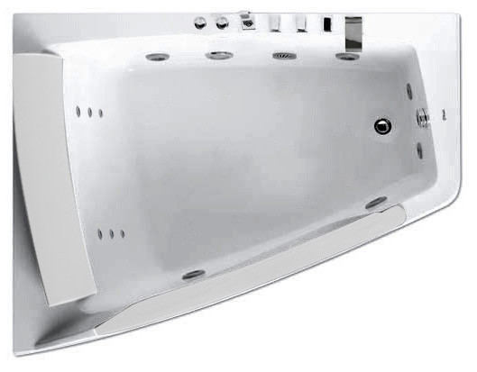 Акриловая ванна Gemy G9056BL 170х130 с гидромассажем Акриловая ванна Gemy G9056BL 170х130 с гидромассажем