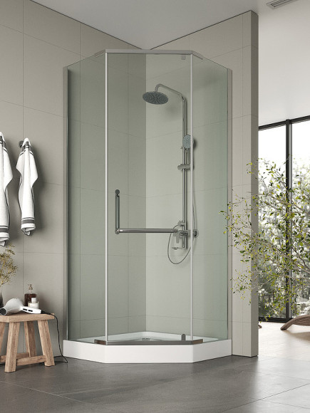 Душевой уголок Agger 90x90 A03-090TCR профиль Хром стекло прозрачное Душевой уголок Agger 90x90 A03-090TCR профиль Хром стекло прозрачное