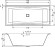 Акриловая ванна Riho Still Square 170x75 B100003005 (BR0200500K00130) LED R без гидромассажа Акриловая ванна Riho Still Square 170x75 B100003005 (BR0200500K00130) LED R без гидромассажа