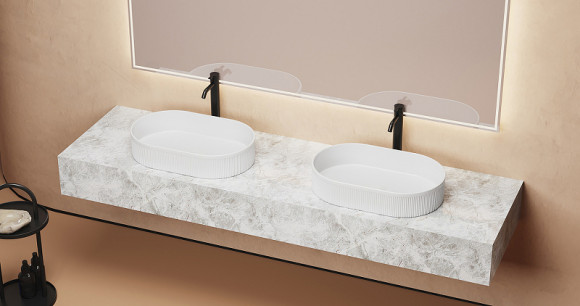 Раковина-чаша Abber Bequem 58 AC2116 Белая Раковина-чаша Abber Bequem 58 AC2116 Белая