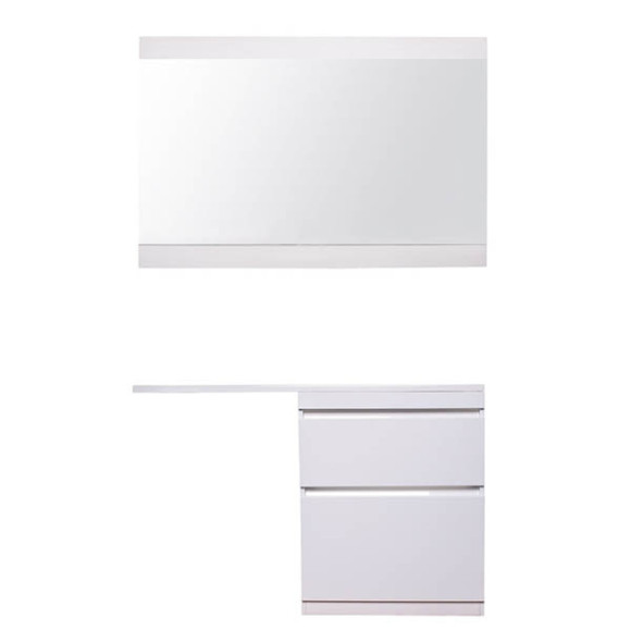 Зеркало Style Line Даллас 130 Люкс Белое Зеркало Style Line Даллас 130 Люкс Белое