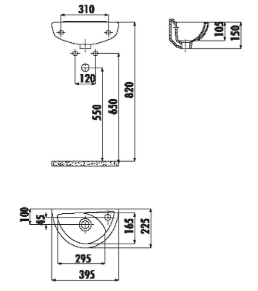 Раковина Creavit Trend 40 TP040-00CB00E-0000 Белая Раковина Creavit Trend 40 TP040-00CB00E-0000 Белая