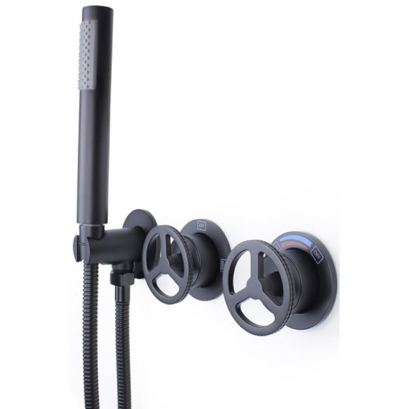 Душевая система Bronze de Luxe Liberty 5011B-L Черная матовая Душевая система Bronze de Luxe Liberty 5011B-L Черная матовая