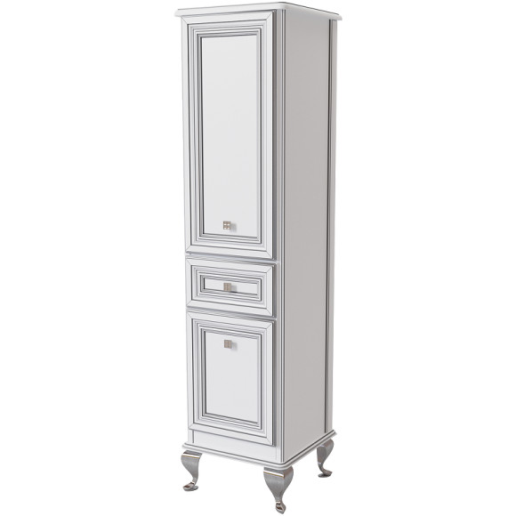 Шкаф пенал Caprigo Fresco 42 L 10650L-В016 Белый матовый