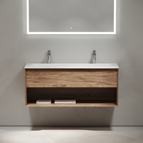 Тумба под раковину Sancos Marmi 1.0 120 MR1.0120ECH подвесная Дуб чарльстон