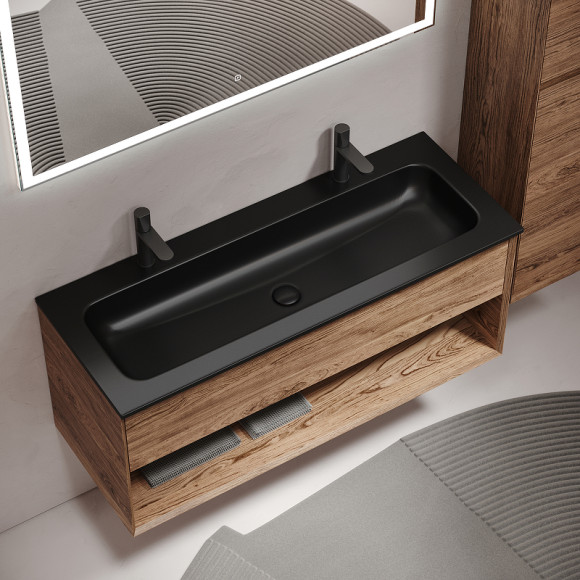 Тумба под раковину Sancos Marmi 1.0 120 MR1.0120ECH подвесная Дуб чарльстон