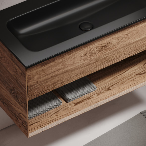 Тумба под раковину Sancos Marmi 1.0 120 MR1.0120ECH подвесная Дуб чарльстон