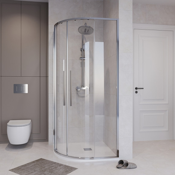 Душевой уголок Niagara Nova 80х80 NG-6625-34 профиль Хром стекло прозрачное Душевой уголок Niagara Nova 80х80 NG-6625-34 профиль Хром стекло прозрачное