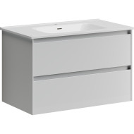 Тумба под раковину Sancos Cento 80 CN80W подвесная Белый глянец Тумба под раковину Sancos Cento 80 CN80W подвесная Белый глянец