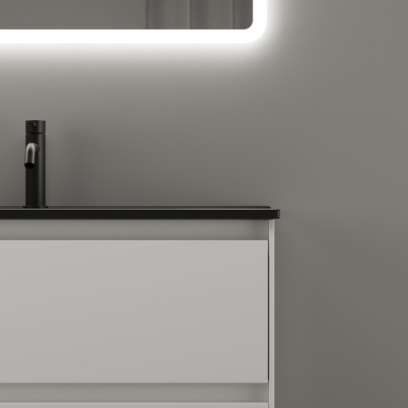 Тумба под раковину Sancos Cento 80 CN80W подвесная Белый глянец Тумба под раковину Sancos Cento 80 CN80W подвесная Белый глянец