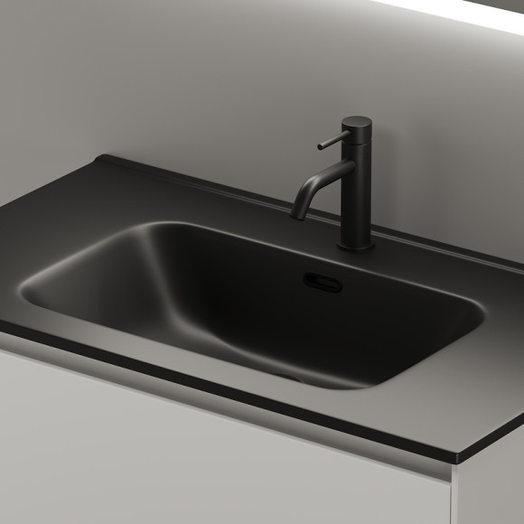 Тумба под раковину Sancos Cento 80 CN80W подвесная Белый глянец Тумба под раковину Sancos Cento 80 CN80W подвесная Белый глянец