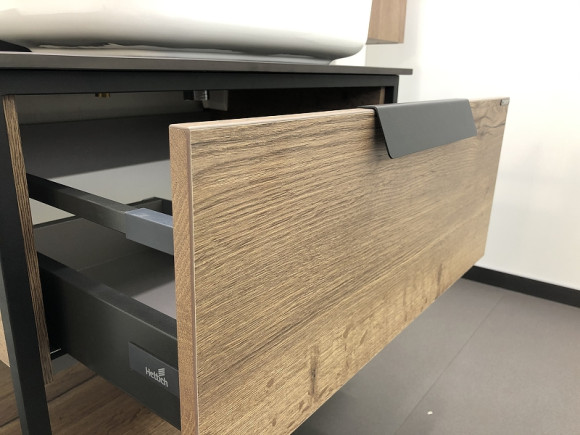 Тумба с раковиной Comforty Кельн 75 00004149065 подвесная Дуб темный Тумба с раковиной Comforty Кельн 75 00004149065 подвесная Дуб темный