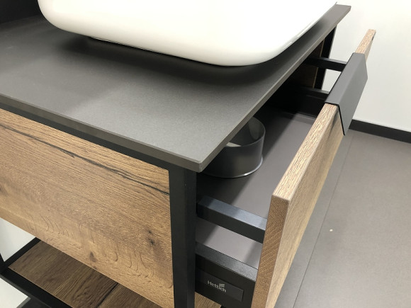 Тумба с раковиной Comforty Кельн 75 00004149065 подвесная Дуб темный Тумба с раковиной Comforty Кельн 75 00004149065 подвесная Дуб темный