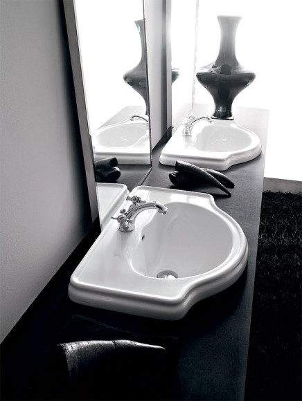 Раковина Kerasan Retro 62 103001*1 Белая