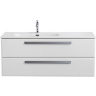 Тумба под раковину Cezares Eco-Cer-N 120 L ECO-CER-N-1200-2C-SO-BL-L подвесная Bianco Lucido без ручек