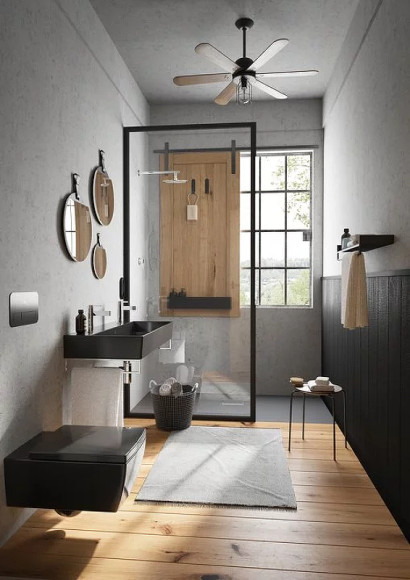 Кронштейн для верхнего душа Villeroy&Boch TVC000453510K5 Черный матовый Кронштейн для верхнего душа Villeroy&Boch TVC000453510K5 Черный матовый