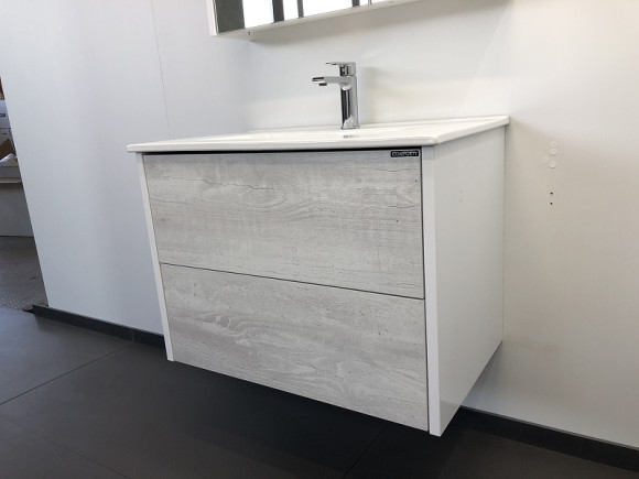 Тумба с раковиной Comforty Женева 75 00004137097 подвесная Дуб белый Тумба с раковиной Comforty Женева 75 00004137097 подвесная Дуб белый