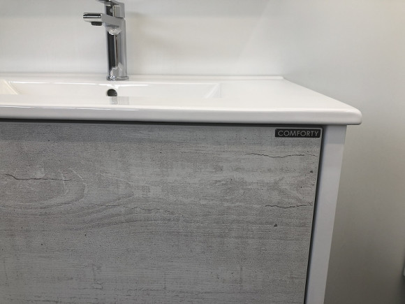 Тумба с раковиной Comforty Женева 75 00004137097 подвесная Дуб белый Тумба с раковиной Comforty Женева 75 00004137097 подвесная Дуб белый