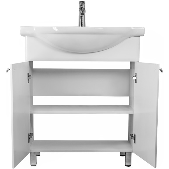 Тумба под раковину Style Line Канна 75 ЛС-00002283 Белый глянец Тумба под раковину Style Line Канна 75 ЛС-00002283 Белый глянец