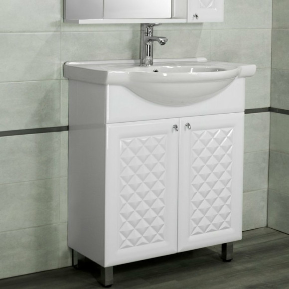 Тумба под раковину Style Line Канна 75 ЛС-00002283 Белый глянец Тумба под раковину Style Line Канна 75 ЛС-00002283 Белый глянец