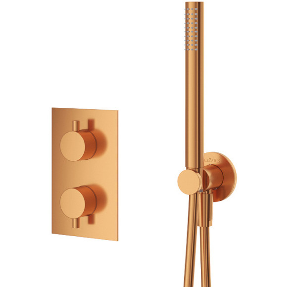 Душевая система Cezares Leaf LEAF-DSIP-T-25-SS с термостатом Sunset Душевая система Cezares Leaf LEAF-DSIP-T-25-SS с термостатом Sunset