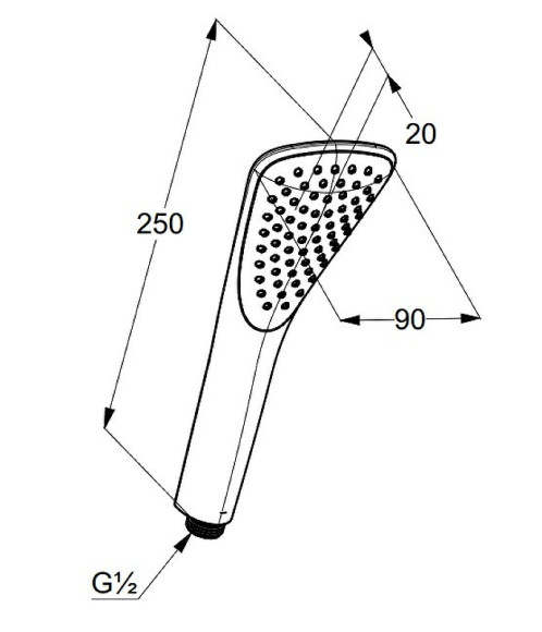 Ручной душ Kludi Fizz 6760005-00 Хром Ручной душ Kludi Fizz 6760005-00 Хром