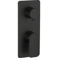 Смеситель для душа Remer Infinity I93KBCFP Черный брашированный хром