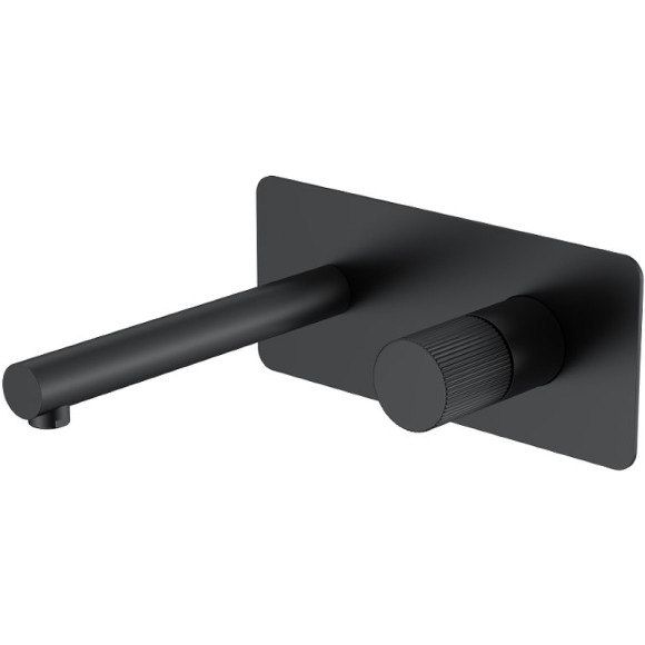 Смеситель для раковины Boheme Stick 125-BB.3 Черный матовый
