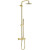 Душевая система Excellent Pi Rain Termo Round ARAC.SY.107GL с термостатом Золото