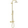 Душевая система Excellent Pi Rain Termo Round ARAC.SY.107GL с термостатом Золото