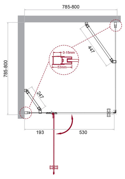 Душевой уголок BelBagno Kraft 80х80 KRAFT-A-12-80-C-Cr-L профиль Хром стекло прозрачное Душевой уголок BelBagno Kraft 80х80 KRAFT-A-12-80-C-Cr-L профиль Хром стекло прозрачное