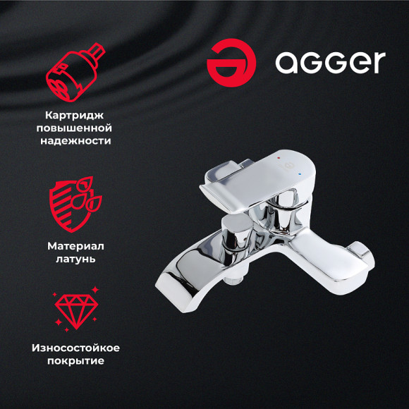 Душевая система Agger Happy A0493500 Хром