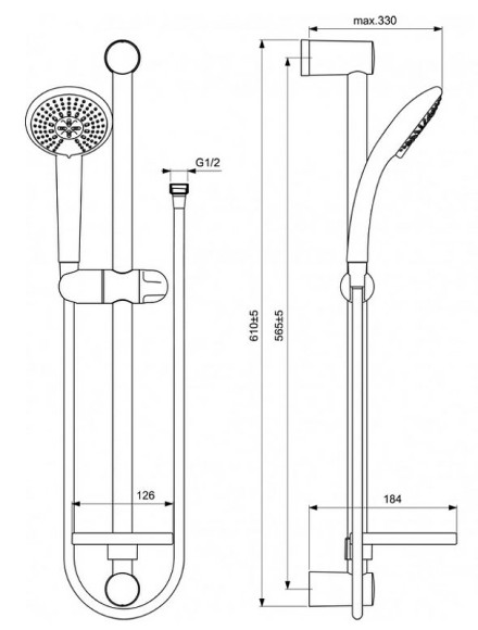 Комплект смесителей Vidima Calista B1435AA Хром