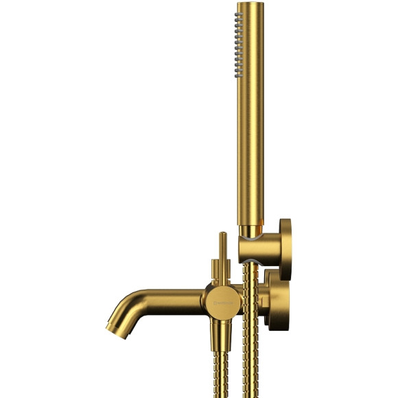 Смеситель для ванны Whitecross Y brushed gold Y1231GLB Брашированное золото Смеситель для ванны Whitecross Y brushed gold Y1231GLB Брашированное золото