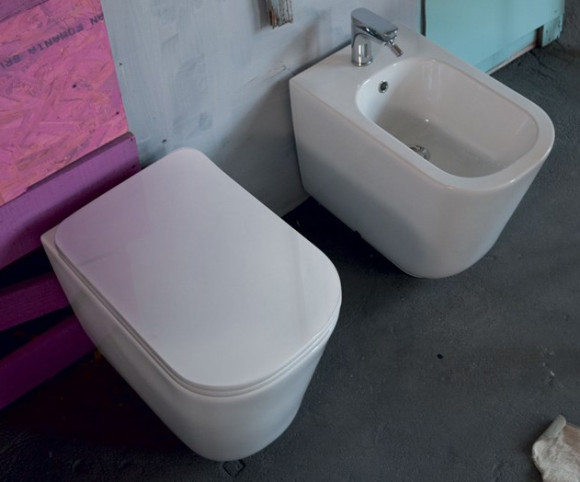 Биде Kerasan Tribeca 5120 с одним отверстием под смеситель Биде Kerasan Tribeca 5120 с одним отверстием под смеситель