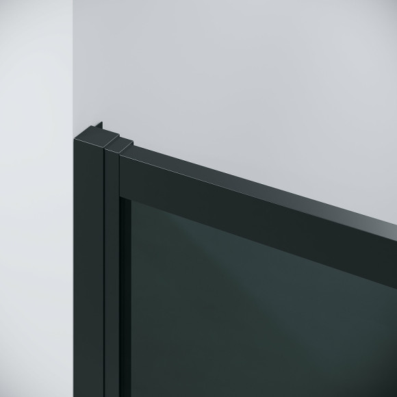 Душевая дверь Grossman Cosmo 100 100.K33.02.100.21.10 профиль Черный матовый стекло тонированное Душевая дверь Grossman Cosmo 100 100.K33.02.100.21.10 профиль Черный матовый стекло тонированное